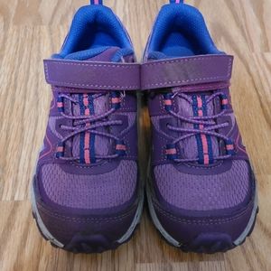 Kids Merrell purple shoes size 11.5